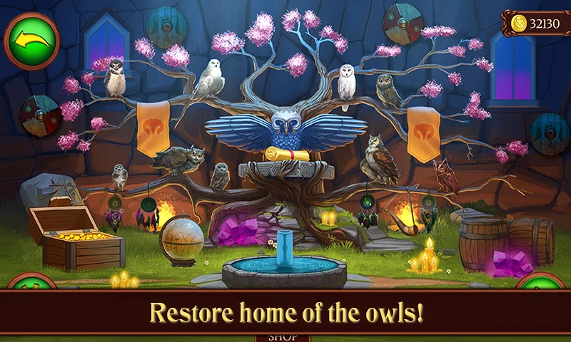 Pixel Cross. Art Owls' Kingdom screenshot